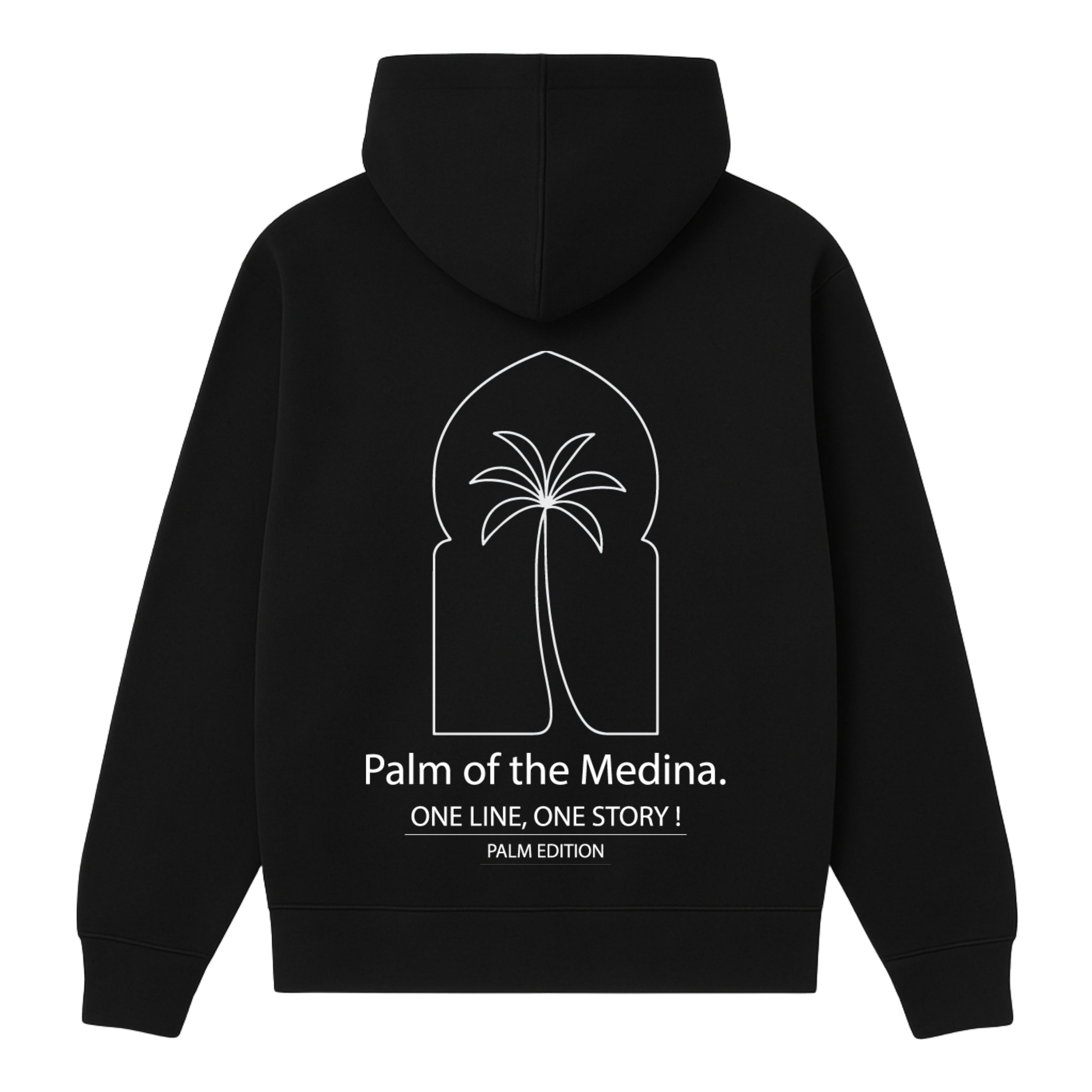 OverSize "PALM" Hoodie/ ONE LINE _ ONE STORY Collection