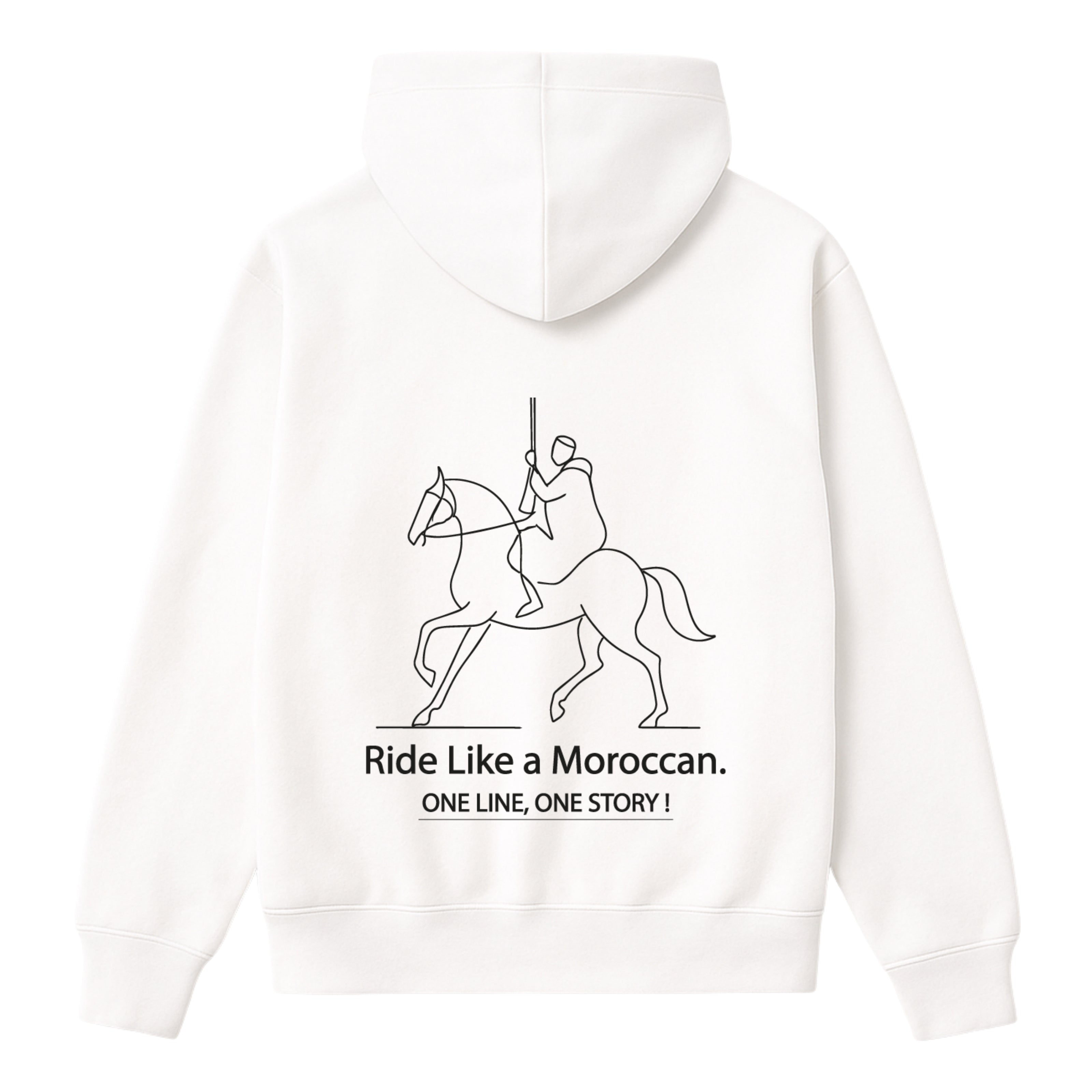 OverSize "TBOURIDA" Hoodie/ ONE LINE _ ONE STORY Collection