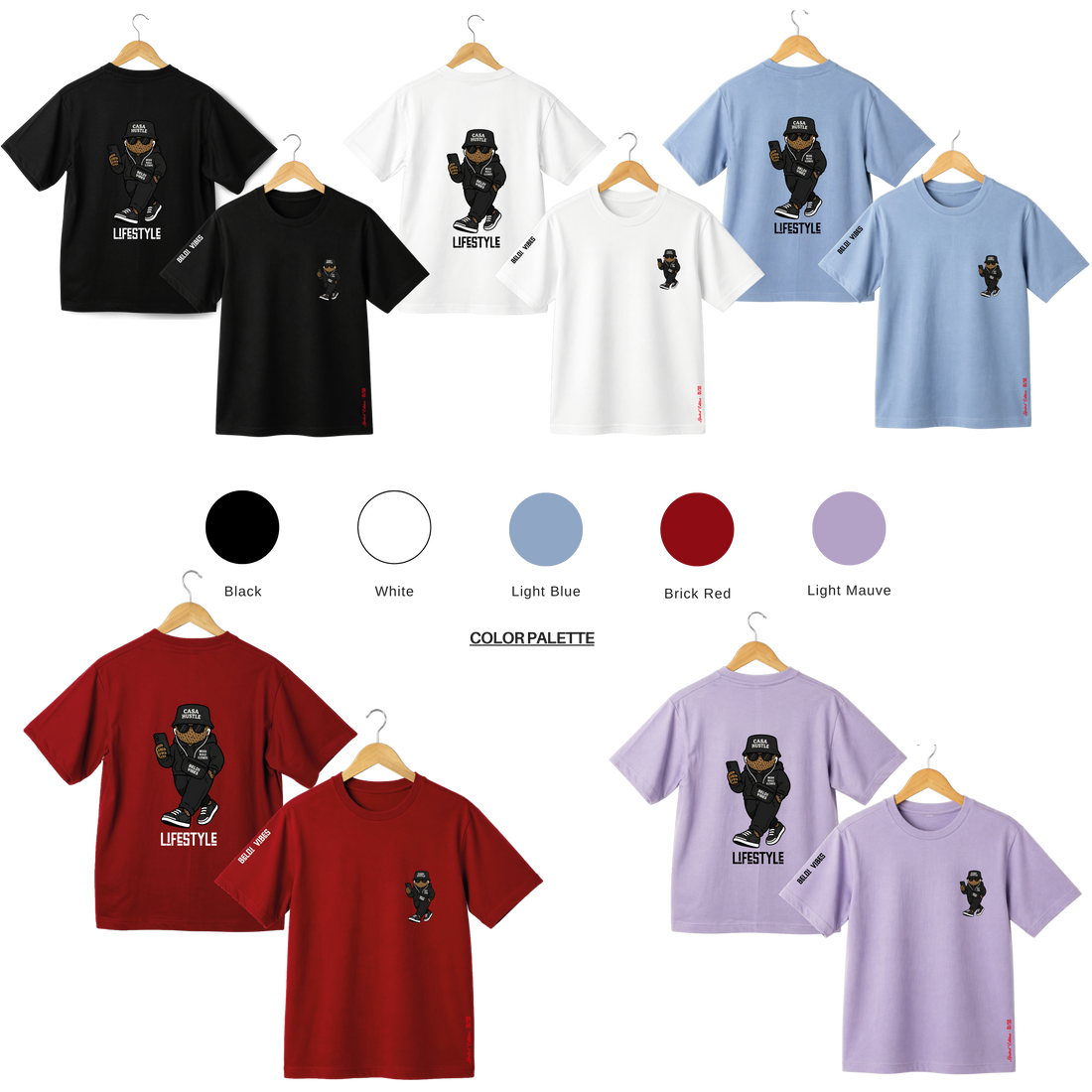 OverSize "CASA HUSTLE" T-shirt