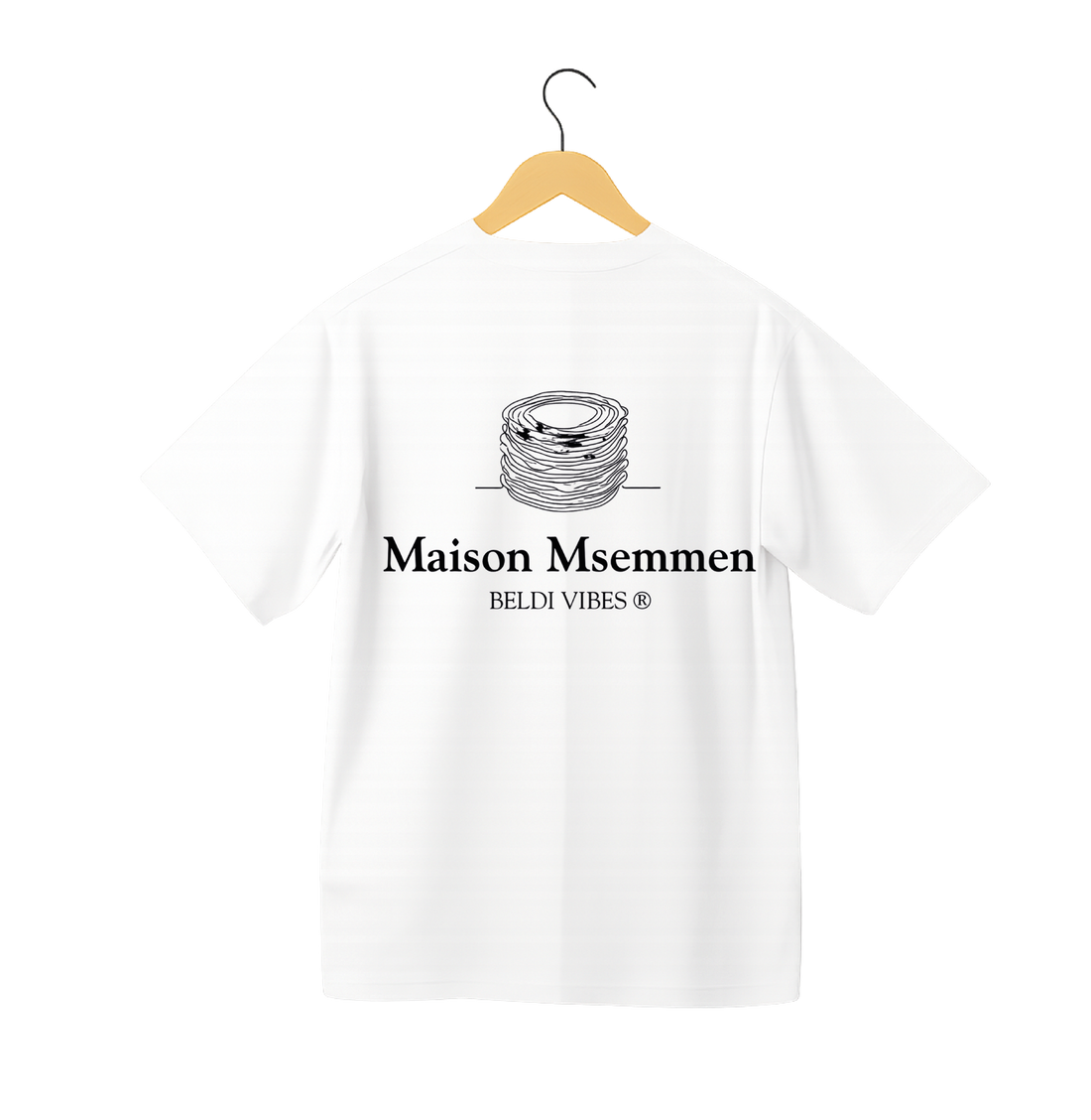 OverSize "MAISON MSEMEN" T-shirt / MOROCCAN LUXURY BRANDs Collection