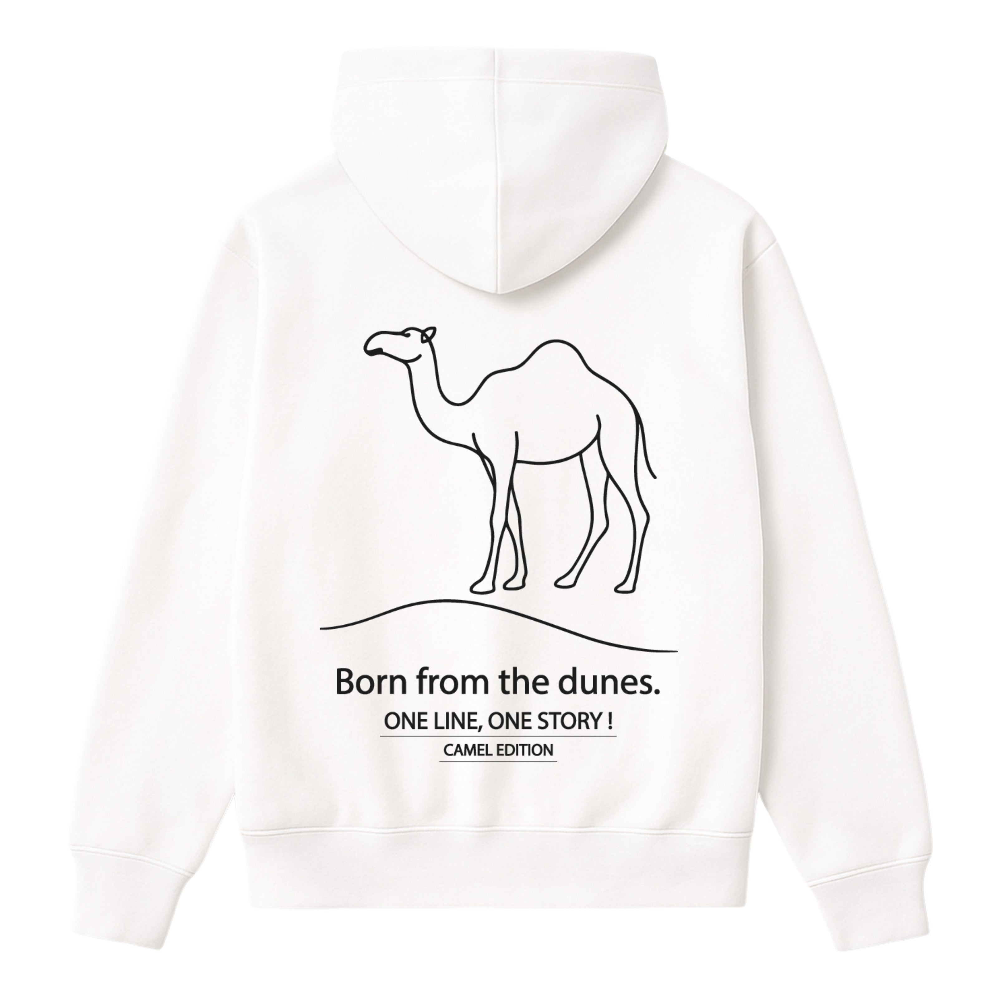 OverSize "CAMEL" Hoodie/ ONE LINE _ ONE STORY Collection