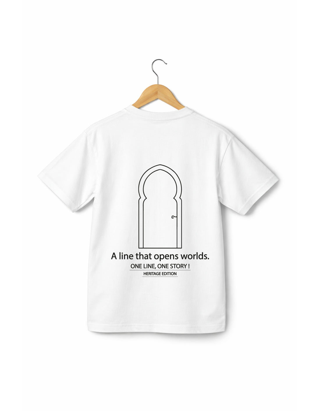 OverSize "HÉRITAGE" T-shirt / ONE LINE ONE STORY Collection