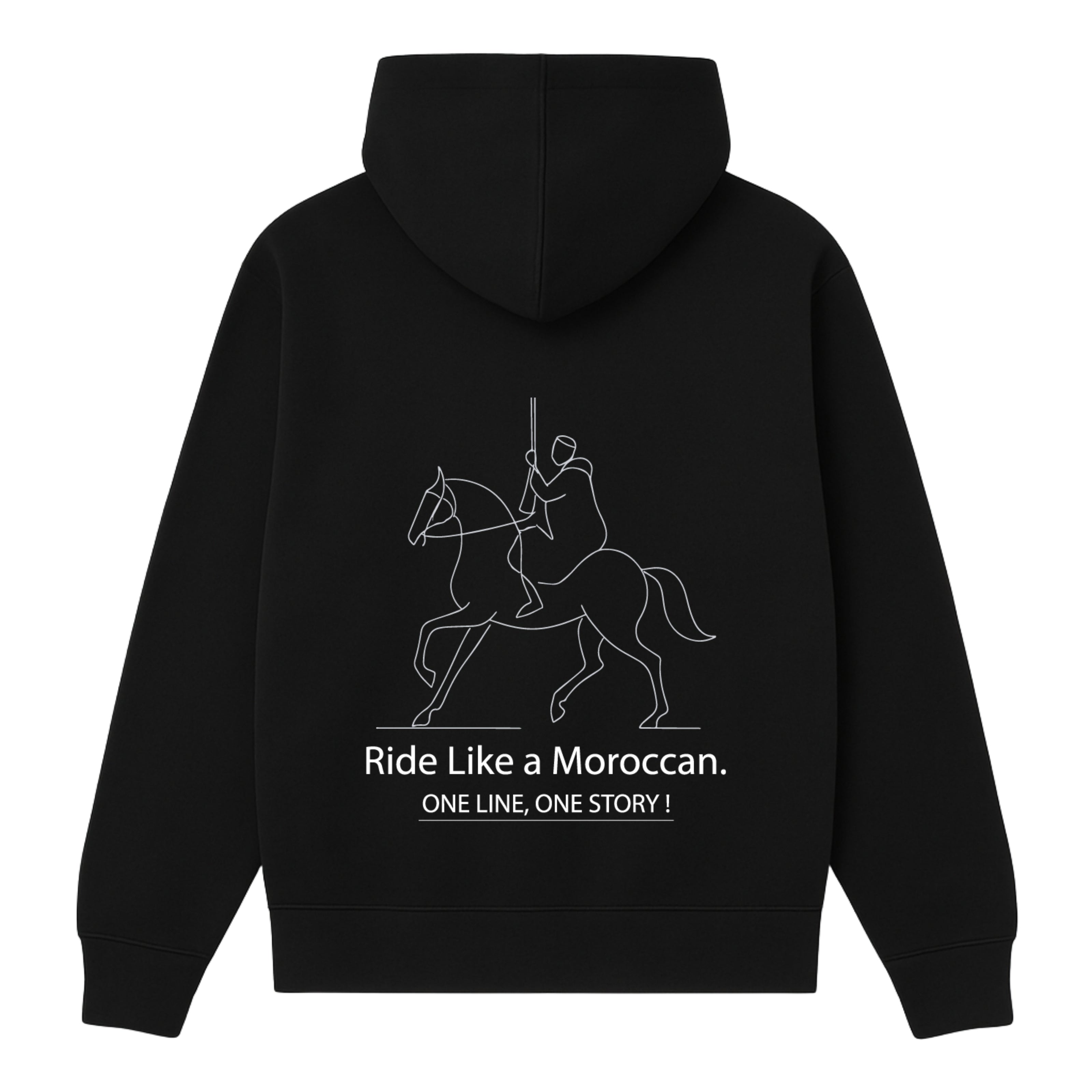 OverSize "TBOURIDA" Hoodie/ ONE LINE _ ONE STORY Collection