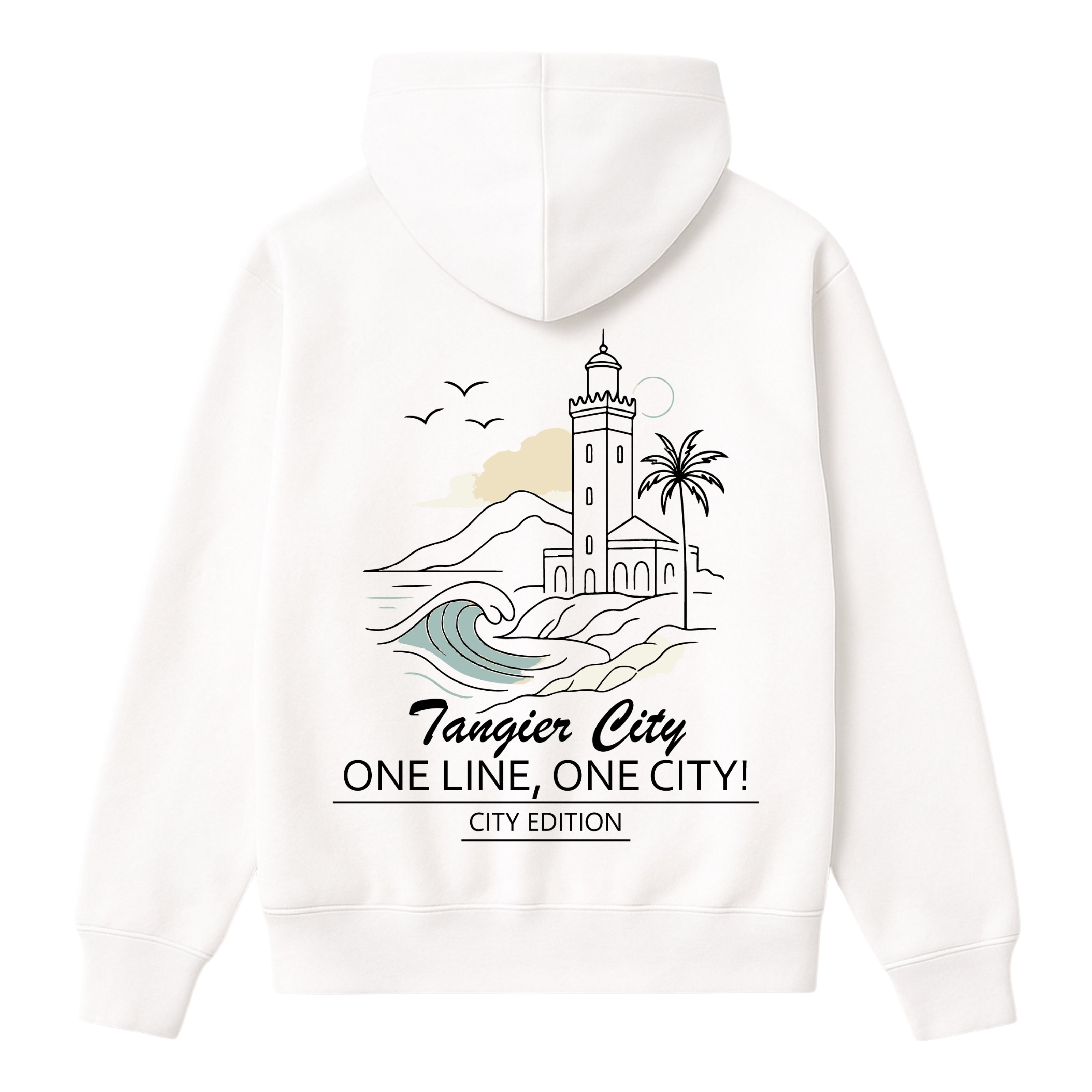 OverSize "TANGER" Hoodie/ ONE LINE _ ONE CITY Collection