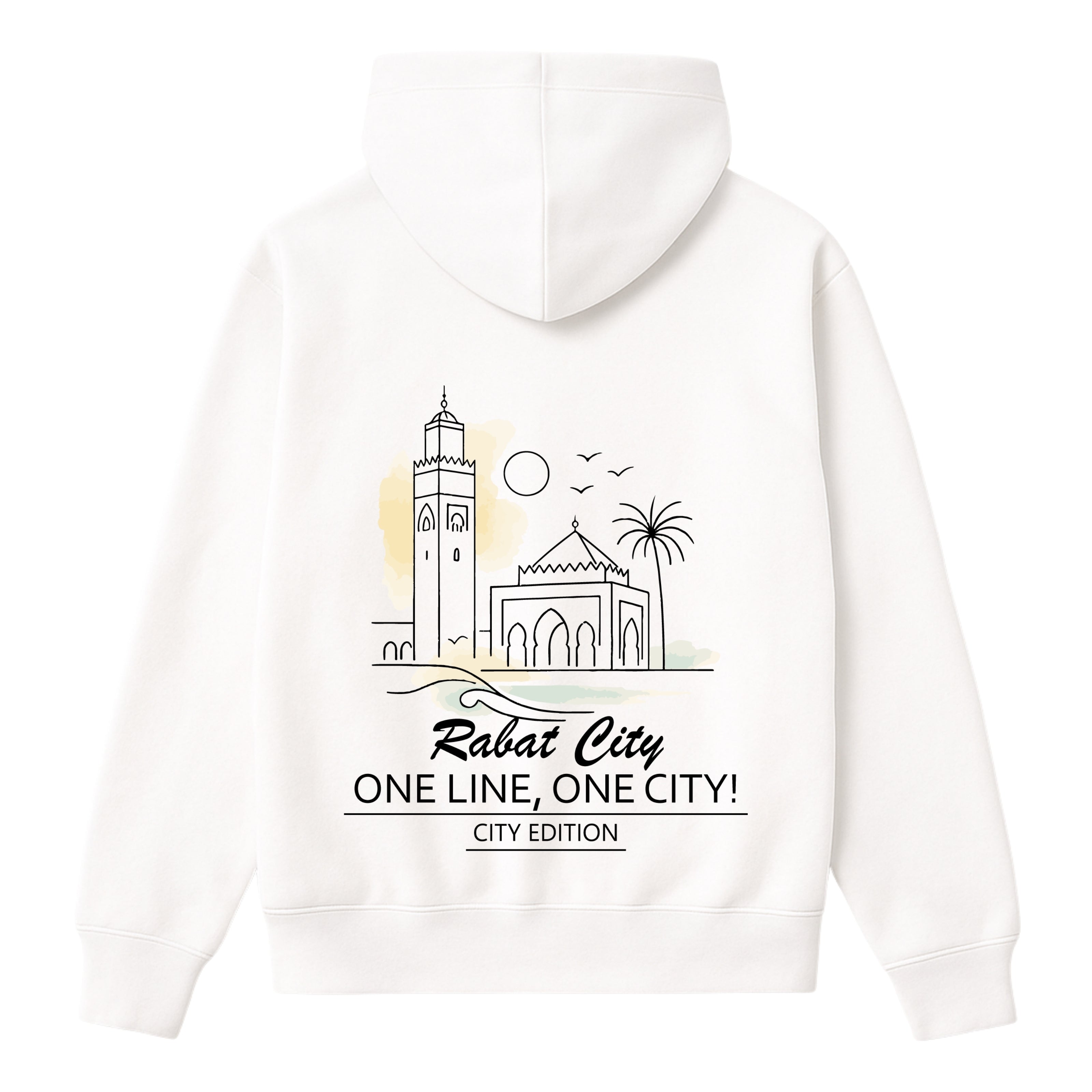 OverSize "RABAT" Hoodie/ ONE LINE _ ONE CITY Collection