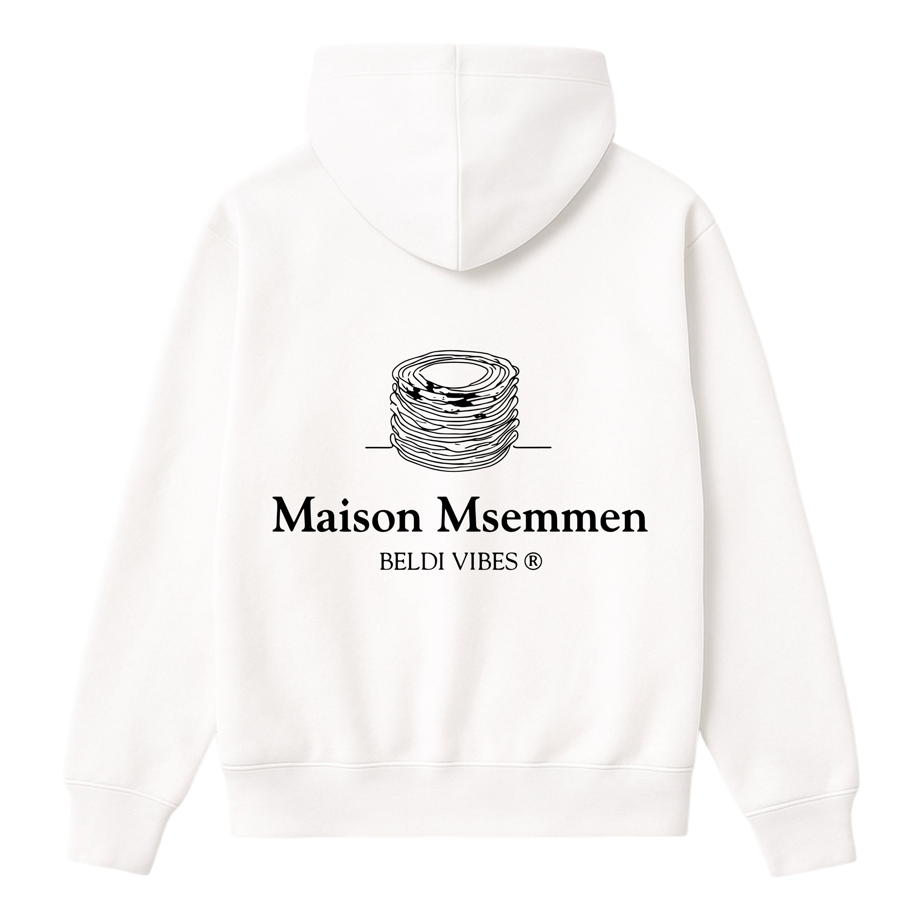 OverSize "MAISON MSEMMEN" Hoodie/ MOROCCAN LUXURY BRANDS Collection