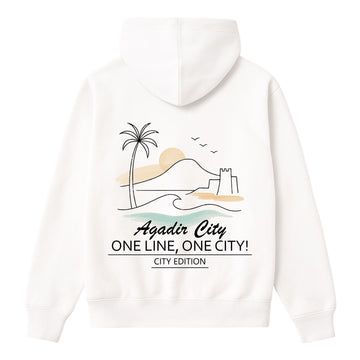 OverSize "AGADIR" Hoodie/ ONE LINE _ ONE CITY Collection