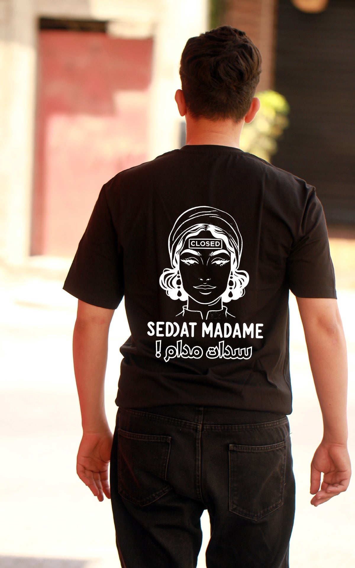 OverSize "SEDDAT MADAME" T-shirt / MOROCCAN_QUOTES Collection