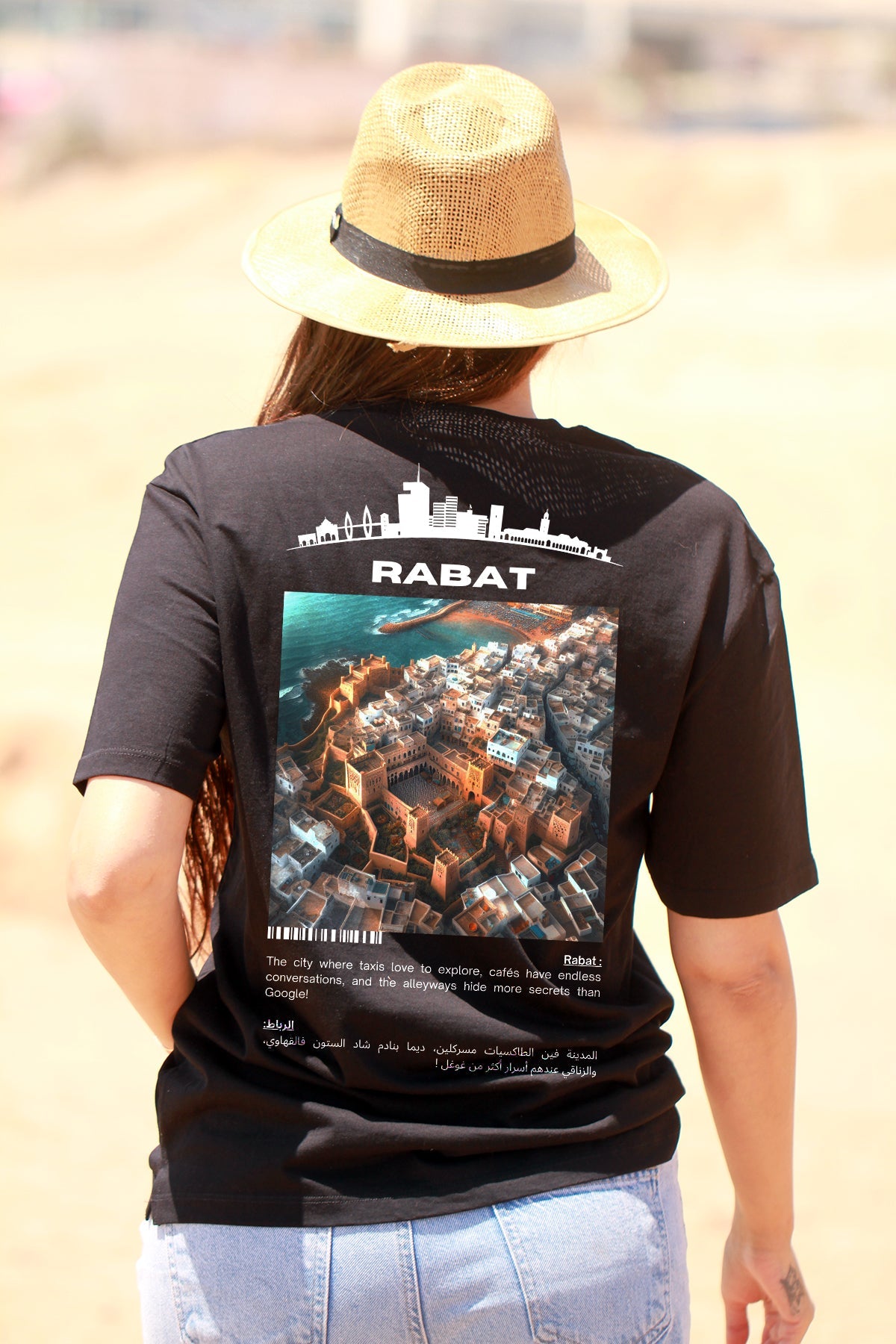 OverSize "RABAT" T-shirt / BELDI_CITIES Collection