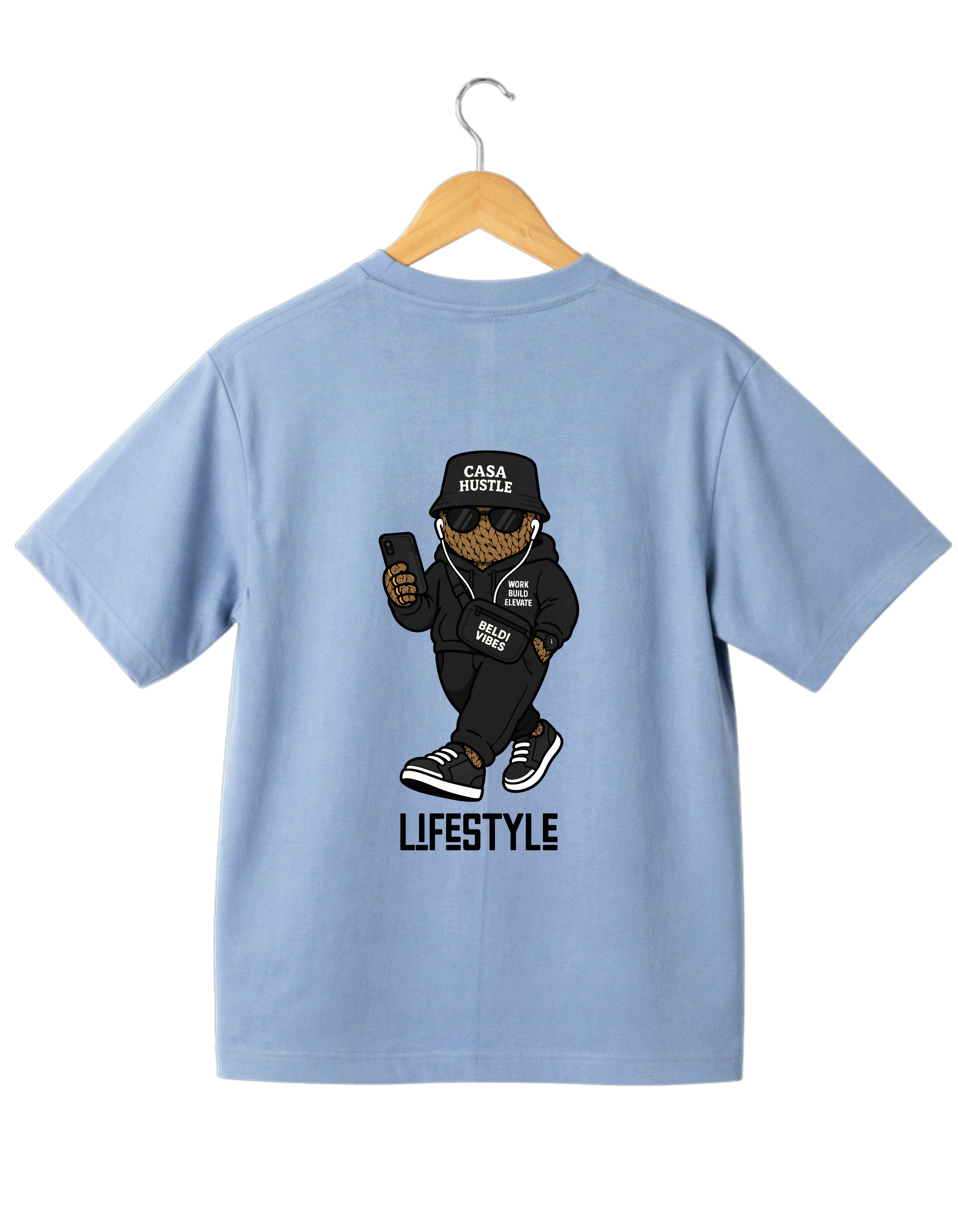 OverSize "CASA HUSTLE" T-shirt