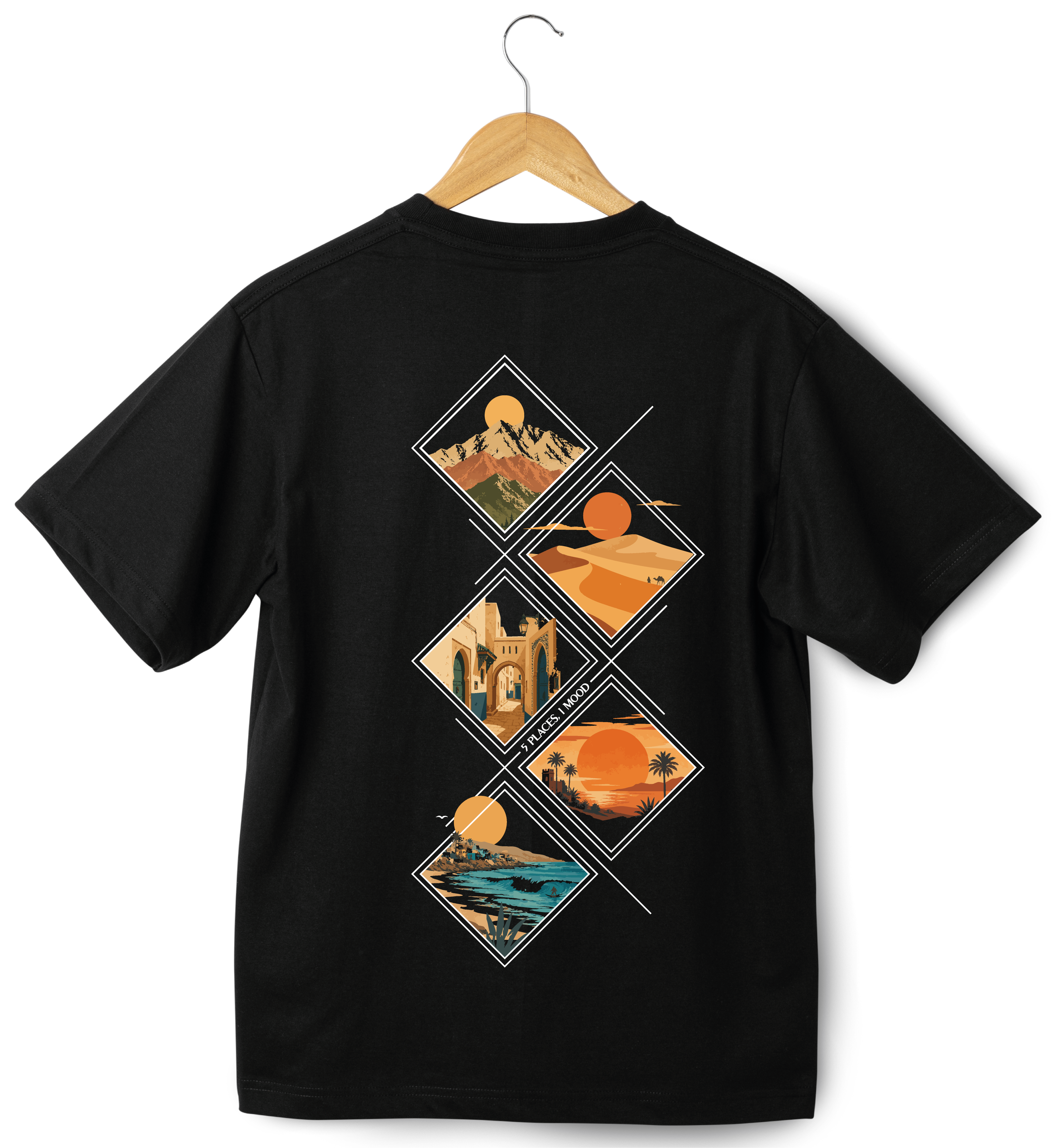 OverSize "POSTCARD DRIP" T-shirt