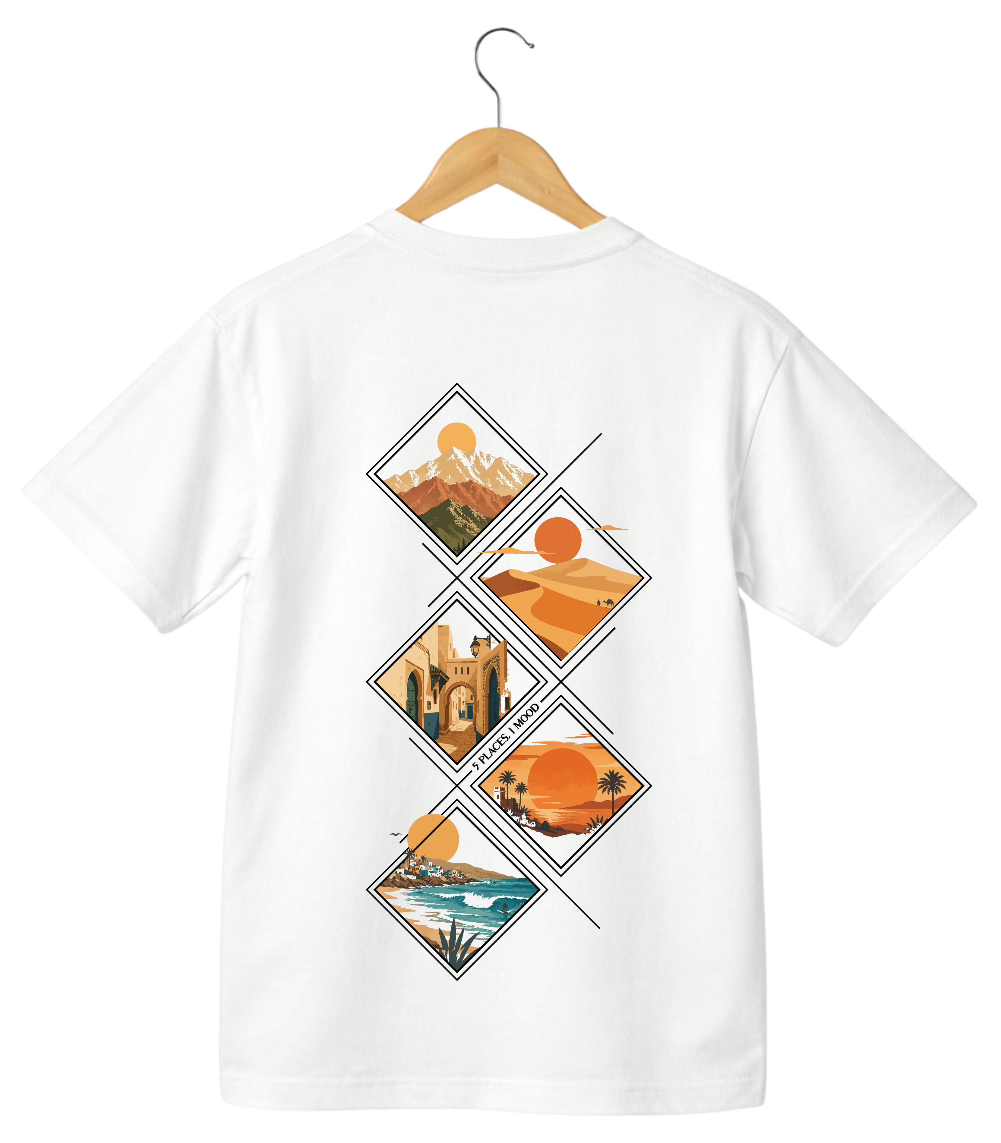 OverSize "POSTCARD DRIP" T-shirt