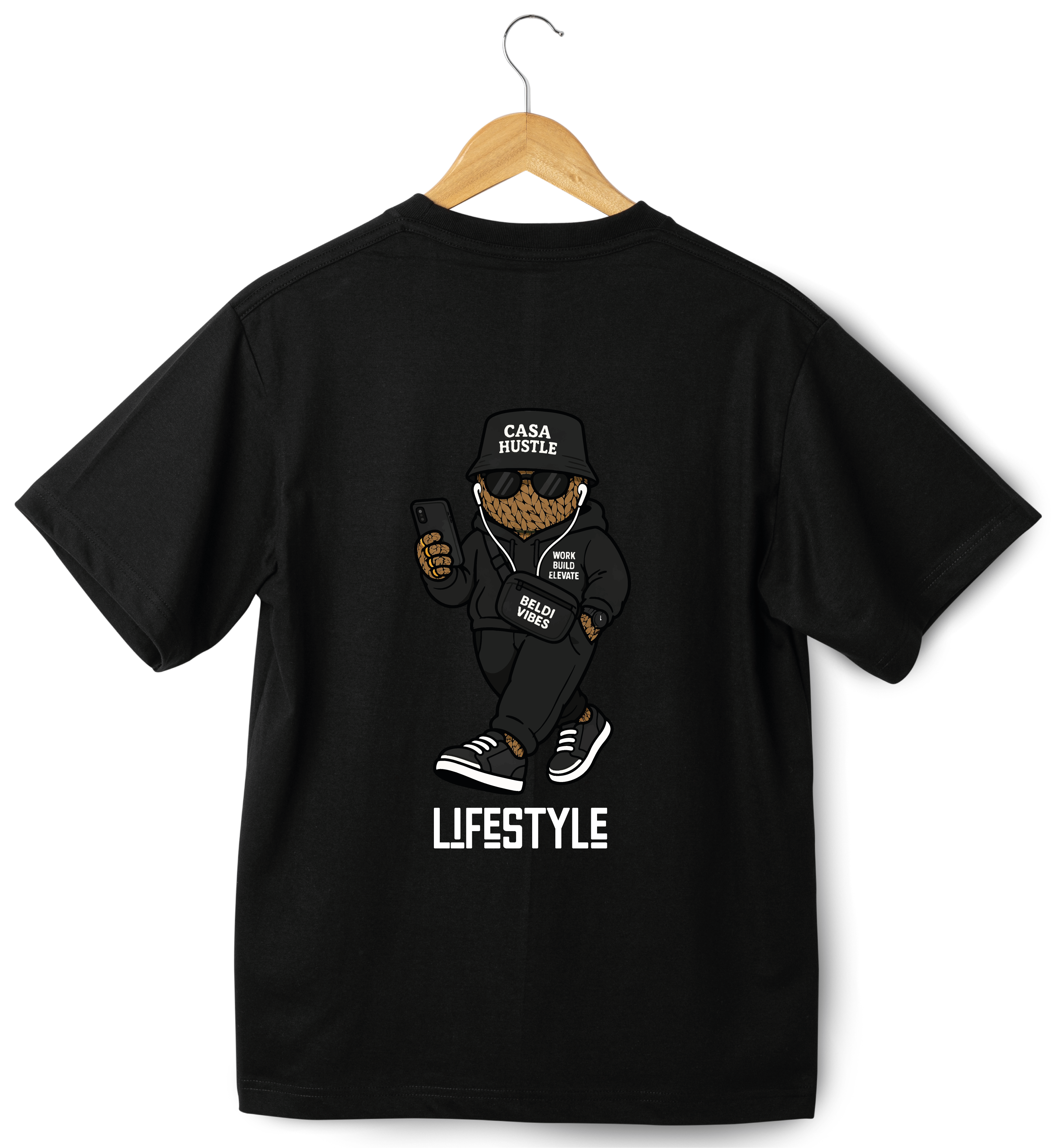 OverSize "CASA HUSTLE" T-shirt