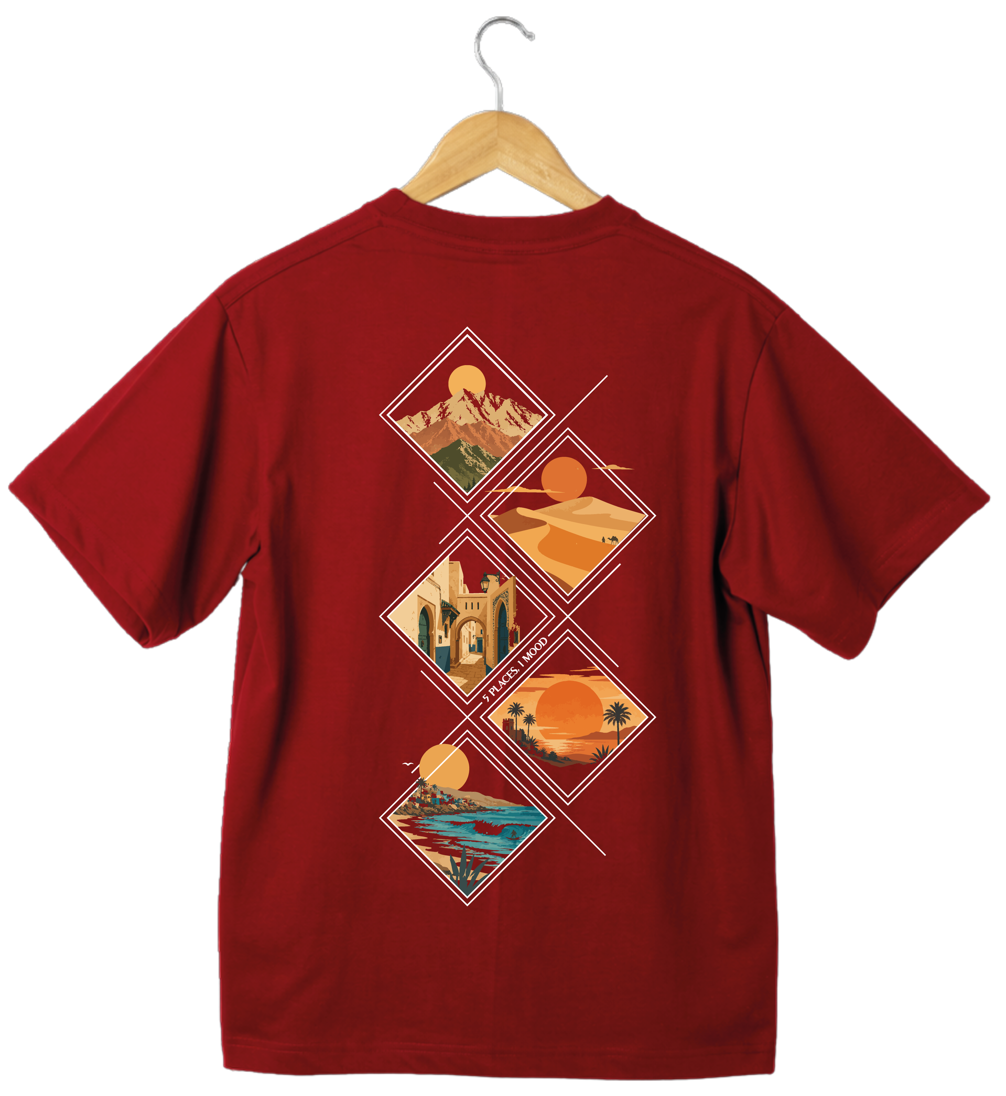 OverSize "POSTCARD DRIP" T-shirt