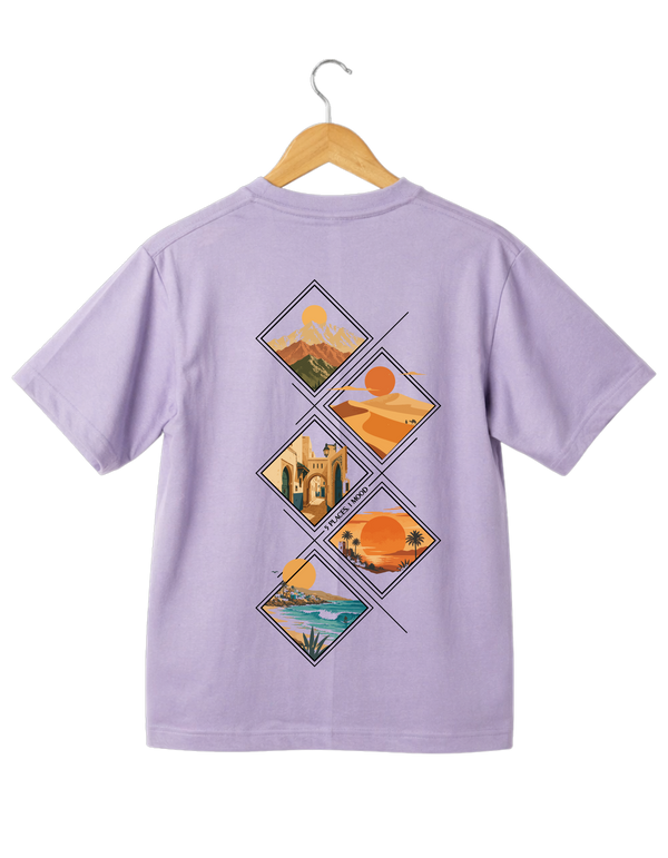 OverSize "POSTCARD DRIP" T-shirt