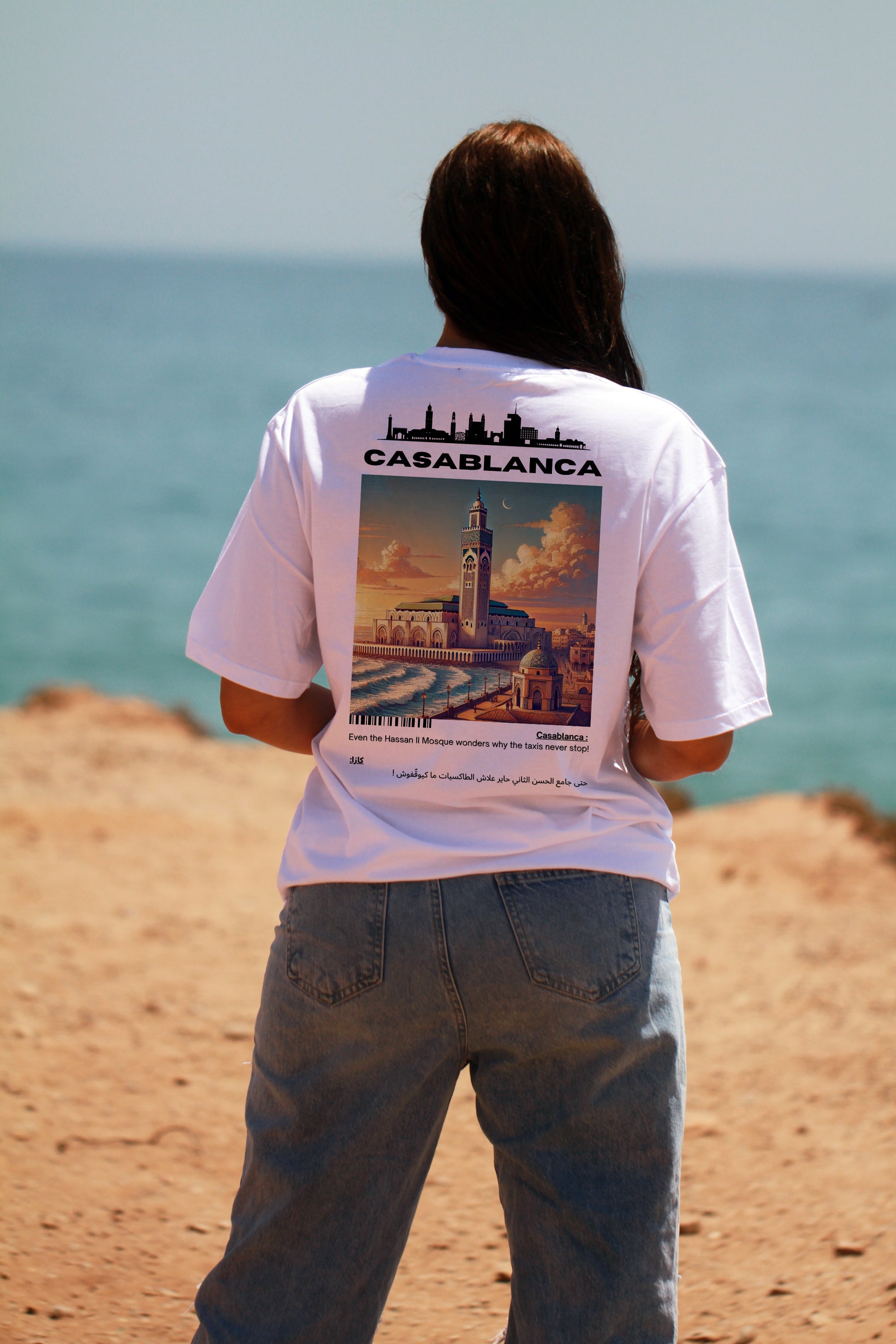 OverSize "CASABLANCA V2" T-shirt / BELDI_CITIES Collection