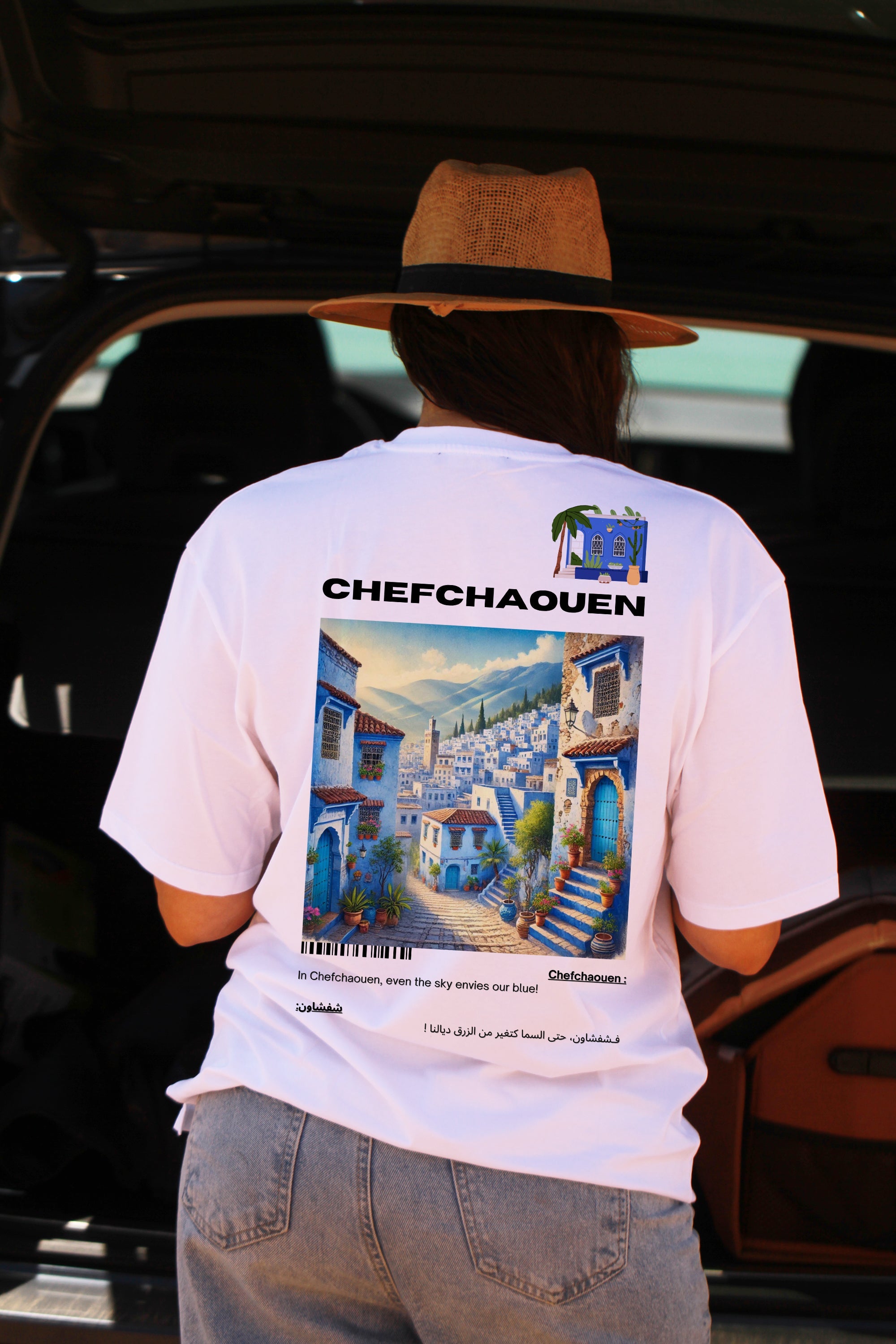 OverSize "CHEFCHAOUEN" T-shirt / BELDI_CITIES Collection