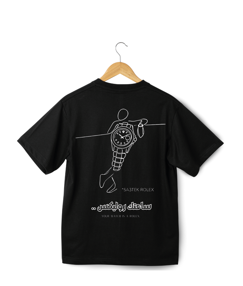 OverSize "SA3TEK ROLEX" T-shirt / MOROCCAN_QUOTES Collection