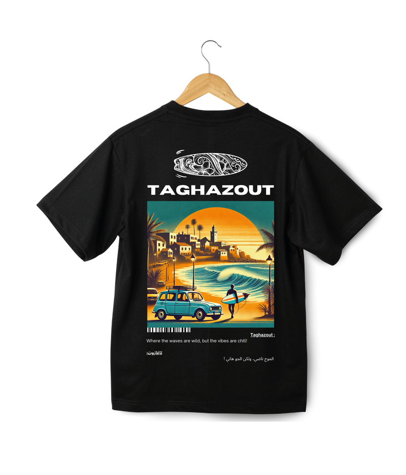 OverSize "TAGHAZOUT V2" T-shirt / BELDI_CITIES Collection