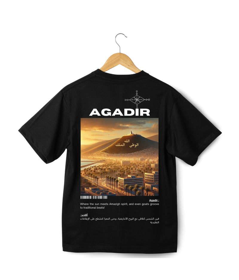 OverSize "AGADIR V2" T-shirt / BELDI_CITIES Collection