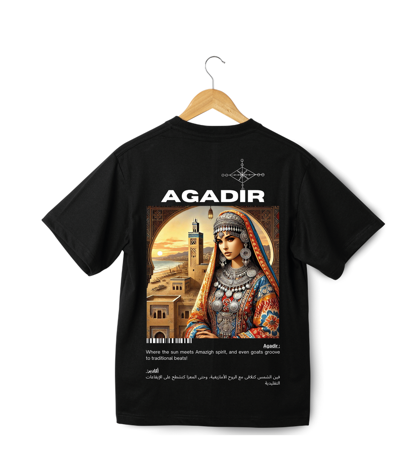 OverSize "AGADIR V1" T-shirt / BELDI_CITIES Collection