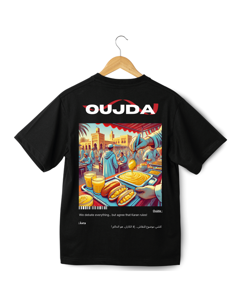 OverSize "OUJDA" T-shirt / BELDI_CITIES Collection