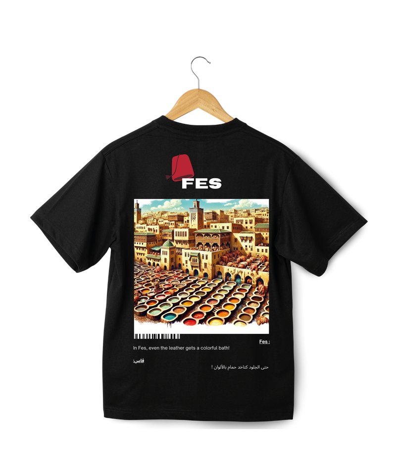 OverSize "FES" T-shirt / BELDI_CITIES Collection